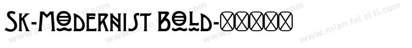 Sk-Modernist Bold字体转换